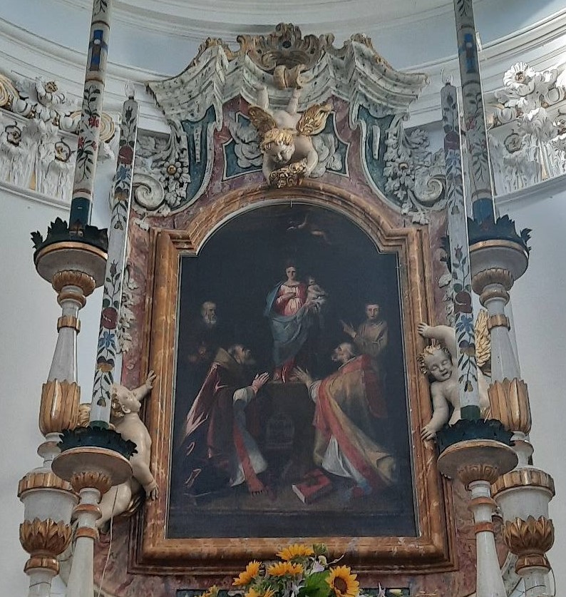 Pala d'altare della chiesa parrocchiale di San Nicolò di Bari a Poggio San Marcello