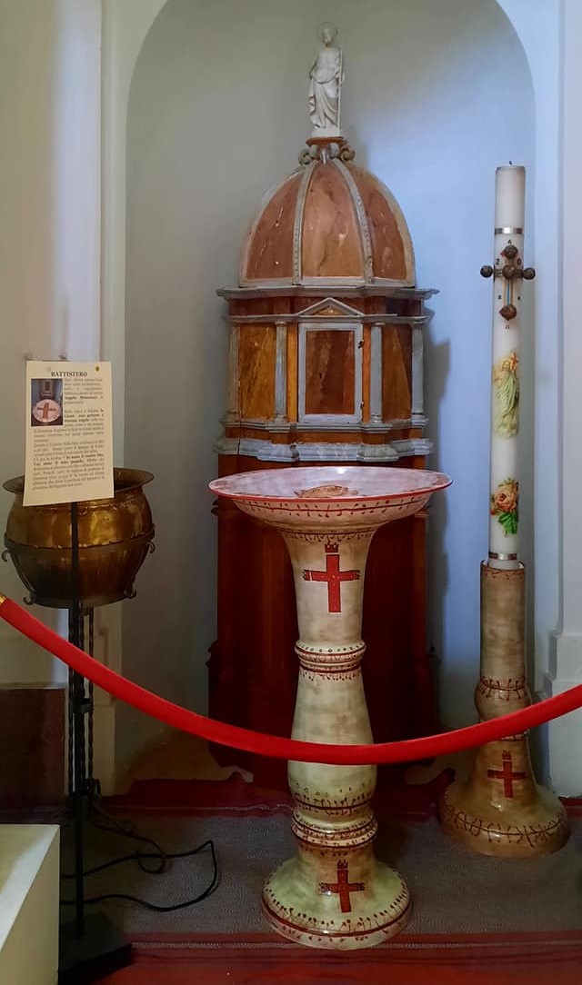 Battistero della chiesa parrocchiale di San Nicolò da Bari di Poggio San Marcello