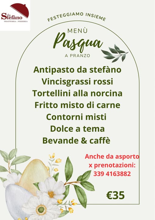Menù di Pasqua